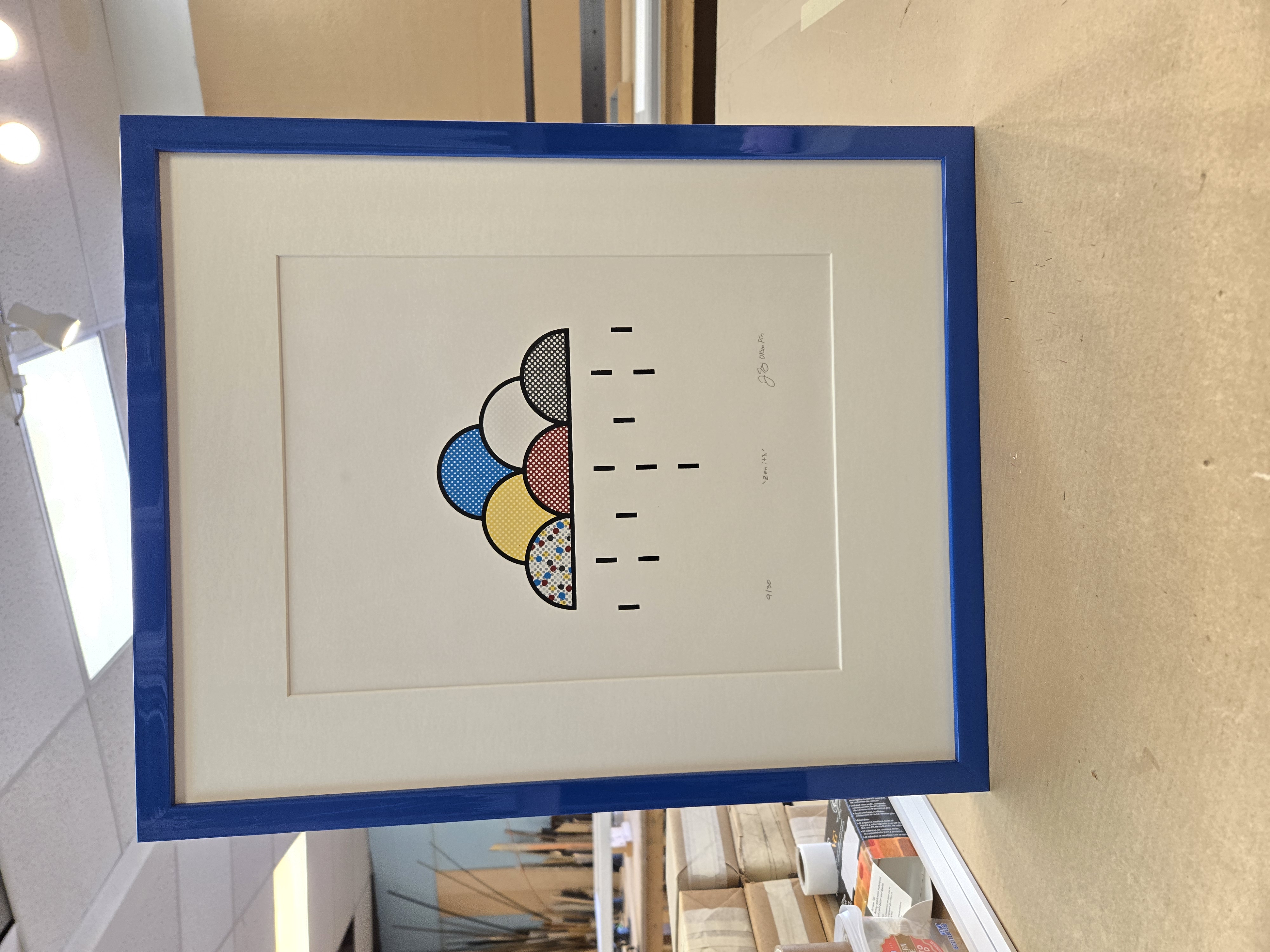 Museum-quality custom wooden frame example 3 featuring premium hardwood and professional craftsmanship from 505 Custom Framing in Santa Fe